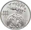 2000 Forint 1996, KM# 718, Hungary, 1100th Anniversary of the Hungarian Conquest