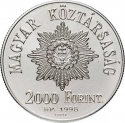2000 Forint 1998, KM# 727, Hungary, 150th Anniversary of Hungarian Revolution of 1848