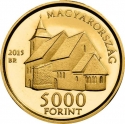 5000 Forint 2015, Adamo# EM302, Hungary, 425th Anniversary of the Vizsoly Bible