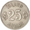 25 Aurar 1946-1967, KM# 11, Iceland