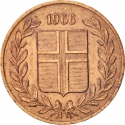 5 Aurar 1946-1966, KM# 9, Iceland