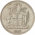 10 Kronur 1967-1980, KM# 15, Iceland