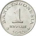1 Rupiah 1970, KM# 20, Indonesia