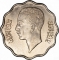4 Fils 1936-1938, KM# 105a, Iraq, Ghazi I