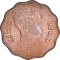 4 Fils 1943, KM# 107, Iraq, Faisal II