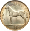 1/2 Crown 1928-1937, KM# 8, Ireland