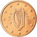 1 Euro Cent 2002-2024, KM# 32, Ireland