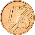 1 Euro Cent 2002-2024, KM# 32, Ireland