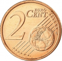 2 Euro Cent 2002-2024, KM# 33, Ireland
