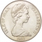 1 Crown 1982, KM# 93, Isle of Man, Elizabeth II, 1982 Football (Soccer) World Cup in Spain, Football Game I