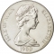 1 Crown 1980, KM# 64, Isle of Man, Elizabeth II, 1980 Olympic Games, Lake Placid 1980 Winter Olympics