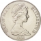 1 Crown 1982, KM# 96, Isle of Man, Elizabeth II, Manx Maritime Heritage, Mayflower and Myles Standish