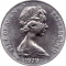 1 Crown 1979, KM# 49, Isle of Man, Elizabeth II, Millennium of Tynwald, British Man-of-war and Soldier