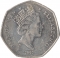50 Pence 1997, KM# 806, Isle of Man, Elizabeth II, International Isle of Man Tourist Trophy Race