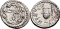 10 Prutot 1957, KM# 20a, Israel, Judaea, Bar Kokhba revolt silver Denarius (Zuz), year 1/2 (AD 132-133)