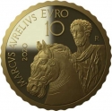 10 Euro 2020, Italy, Roman Emperors, Marcus Aurelius