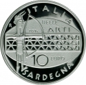 10 Euro 2016, KM# 399, Italy, Italy of Arts, Sardinia