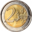 2 Euro 2016, KM# 393, Italy, 550th Anniversary of Death of Donatello