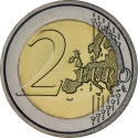 2 Euro 2022, KM# 472, Italy, 35th Anniversary of the Erasmus Programme