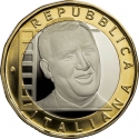 5 Euro 2022, Italy, Great Italian Artists, Alberto Sordi
