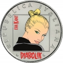 5 Euro 2023, KM# 508, Italy, Italian Comics, Diabolik - Eva Kant