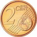 2 Euro Cent 2002-2024, KM# 211, Italy