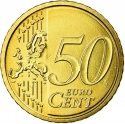 50 Euro Cent 2008-2024, KM# 249, Italy