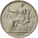 1 Lira 1922-1935, KM# 62, Italy, Victor Emmanuel III