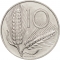 10 Lire 1951-2001, KM# 93, Italy