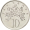 10 Cents 1969-1989, KM# 47, Jamaica, Elizabeth II