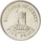 5 Pence 1998-2016, KM# 105, Jersey, Elizabeth II
