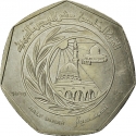 1/2 Dinar 1980, KM# 42, Jordan, Hussein, 1400th Anniversary of the Islamic Calendar (Hijra)