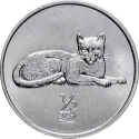 1/2 Chon 2002, KM# 185, Korea, North, World of Animals, Leopard