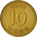 10 Won 1983-2006, KM# 33, Korea, South
