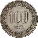 100 Won 1970-1982, KM# 9, Korea, South