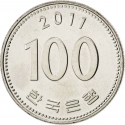 100 Won 1983-2024, KM# 35, Korea, South