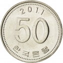 50 Won 1983-2024, KM# 34, Korea, South
