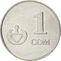 1 Som 2008, KM# 14, Kyrgyzstan