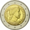 2 Euro 2014-2024, KM# 157, Latvia