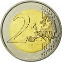 2 Euro 2014-2024, KM# 157, Latvia