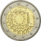 2 Euro 2015, KM# 172, Latvia, 30th Anniversary of the Flag of Europe