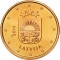 1 Euro Cent 2014-2024, KM# 150, Latvia