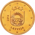 2 Euro Cent 2014-2024, KM# 151, Latvia