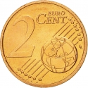 2 Euro Cent 2014-2024, KM# 151, Latvia