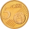5 Euro Cent 2014-2024, KM# 152, Latvia