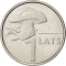 1 Lats 2004, KM# 67, Latvia, Limited Edition 1 Lats, Mushroom