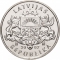 1 Lats 2007, KM# 86, Latvia, Limited Edition 1 Lats, Owl Fibula