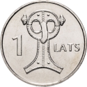 1 Lats 2007, KM# 86, Latvia, Limited Edition 1 Lats, Owl Fibula