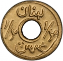 1/2 Piastre 1941, KM# 11, Lebanon
