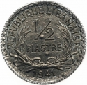 1/2 Piastre 1941, KM# 9a, Lebanon